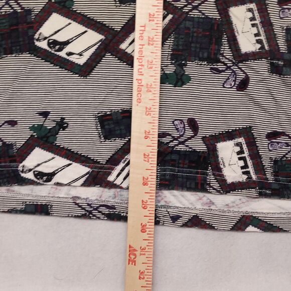 Penguin Club Pullover Short Sleeve Polo Shirt Mens Size Large L Beige Black - Picture 7 of 10